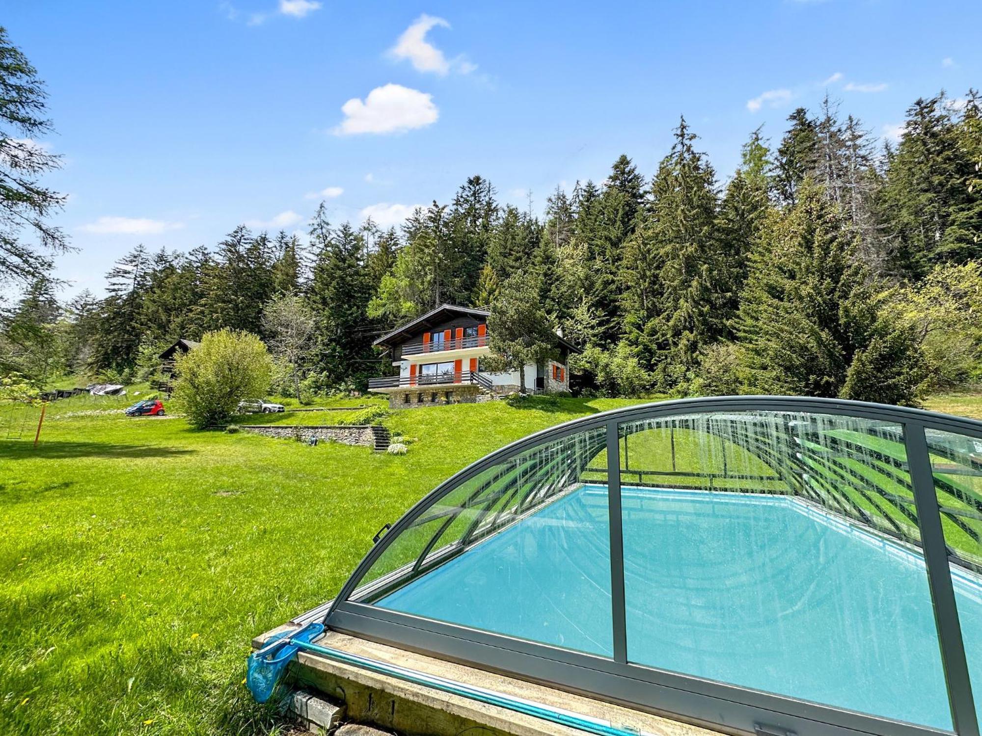 Chalet Familial Les Girolles Aux Portes D'Anzere Arbaz Екстериор снимка