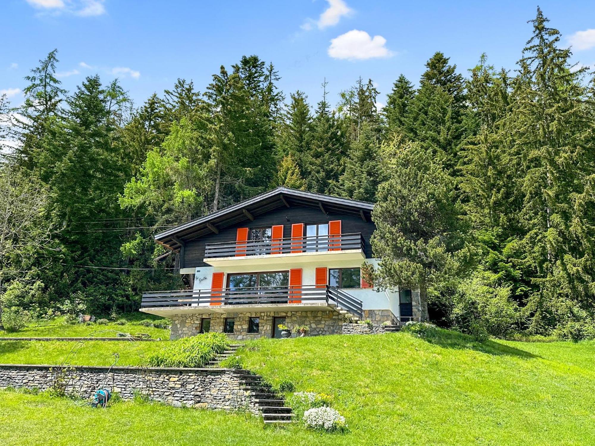 Chalet Familial Les Girolles Aux Portes D'Anzere Arbaz Екстериор снимка